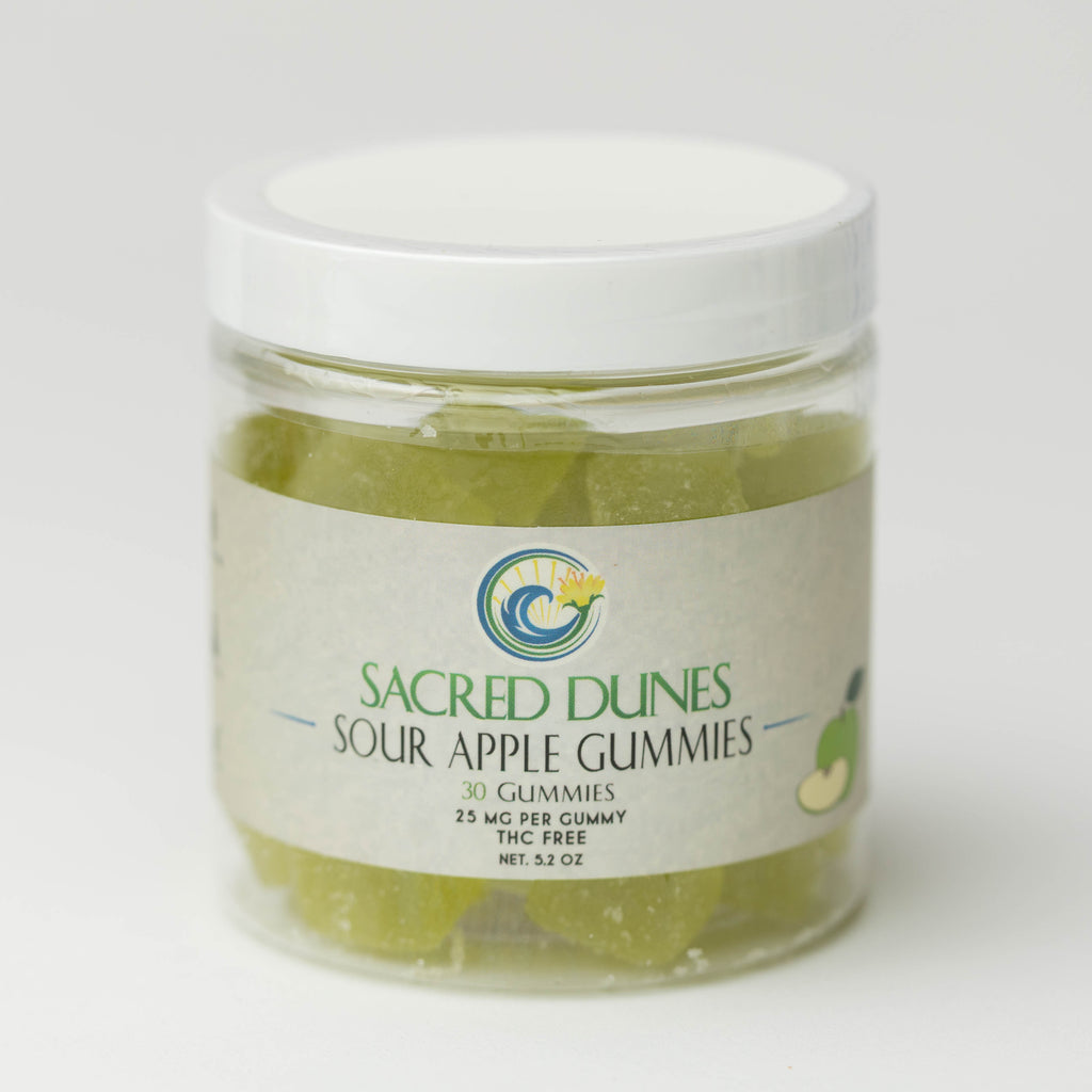 Green Apple Broad Spectrum THC Free Gummies
