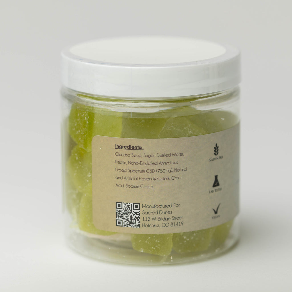 Green Apple Broad Spectrum THC Free Gummies